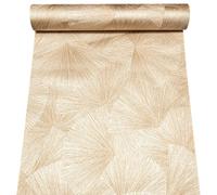 Gold Textured Wallpaper Fan Design Metallic Shimmer Paste The Wall Vinyl Feature