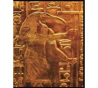 Gold Thoth Ase NoteBook: Written in Stone: Ancient Egyptian Theme Composition Notebook, Journal, Writing Tablet