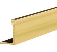 Gold Threshold Bar for Wood to Tile/Vinyl/Laminate Flooring, Narrow Transition Strip Brass, Doorways Joining Strip for Same Hight Floors(Brass-L150cm/59",5x20mm)
