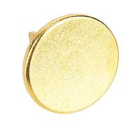 Gold Thumb Tacks, Gold Push Pins Upholstery Tacks 100Pcs Flat Head Upholstery Nail Round Antique Furniture Decorative Drawing Pin (Diameter 9MM*Total length 8MM)