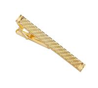 Gold Tie Clip for Men Tie Bar Clip Regular Necktie Tie Pin Clip Tie Clasp Business Wedding Pinch Clips