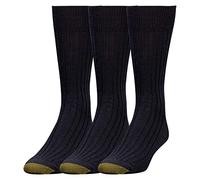Gold Toe Men's Windsor Wool Socks (Pack of 3), Black
