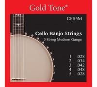 Gold Tone 5-string banjo cello medium gauge strings