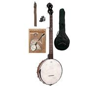 Gold Tone A-scale Clawhammer 5-string Cripple Creek banjo pack with bag, instructional DVD and strap