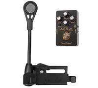 Gold Tone ABS-D Banjo-Resonator Guitar Mic (Dynamic) - Gooseneck Microphone with Adjustable Bracket - Includes Pre-amp
