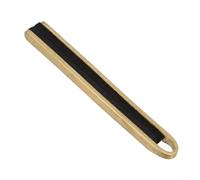 Gold Tone Banjo Mute Metal Silencer for Low Volume Practice Smooth Tone Quality Handmade Craftsmanship 8x1x0.5cm 1 Piece