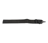 Gold Tone Black cloth strap with leather tabs, for banjo