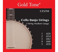 Gold Tone 5-string banjo cello medium gauge strings