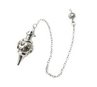 Gold Tone Copper Pendulum Strengthening and Chakra Balancing Spiritual Jewelry Unisex Divination Accessory Tool, Free Size, As described