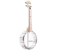 Gold Tone Little Gem Ukes, 4 -String Ukulele, Left, Clear (LG-D/L)