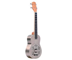 Gold Tone Metal Body Resonator Ukulele Tenor+Bag