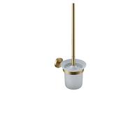 Gold Towel Rack & Toilet Brush Holder Set - Stylish Bathroom Accessories for Robe, Paper, and Towel Storage - Premium Quality, Space-Saving Design, Easy to Install