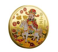 Gold Treasure Coin - Horse For Luck Collectible Coin, Compact Gold Coronation Commemorative For Men Friends Boys Girls Teens Wife Family Daughter Son Youth Husband Celebration Tradition