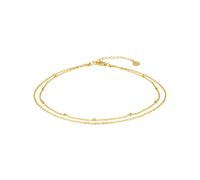 Gold Trip Women's Satellite Double Chain Anklet in Gold Gold Trip Gold One Size