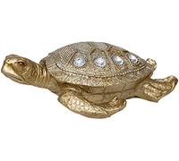 Gold Turtle with Glitter and Diamante Detailing - 20cm / 8-inch
