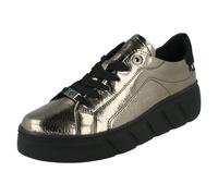(Gold, UK 8) Ladies Rieker Lightweight Casual Shoes W2601