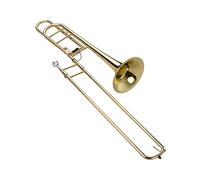 Gold Upgraded Intermediate Bb Flat Tenor Slide Trombone