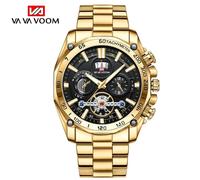 (gold) Va Va Voom Watches Mechanical Automatic Watch Men Tourbillon Sport Clock Casual Business Moon Wrist Watch Men's Mechanical Watches