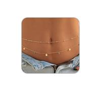 Gold Waist Beads Chain for Women Waist Beads Waterproof Belly Chain Body Belt Chain Beach Accessories Body Women's Jewelry Belly Chain