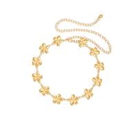 Gold Waist Chain for Women Stylish Floral Patchwork Waist Chain., average, Non-Precious Metal, no gemstones
