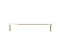 Gold Wall Hanging Kitchen Towel Bars Brass Towel Rack Single Towel Rack Bathroom Accessories Without Hooks For Shower(L 51cm(NO HOOKS))