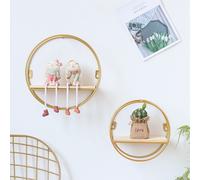 Gold Wall Hanging Storage and Display Decorative Shelf