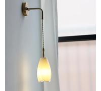 Gold Wall Lamp Background Wall Decorative Wall Sconces Bedside Wall Light with Ceramics Shade E27 Base Hardwired Wall Lights Fixtures for Living Room Restaurant Loft Kitchen -66