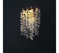 Gold Wall Lights with Crystal Shade Tree Branch Lights Decorative Modern LED Wall Mounted Light Wall Sconce Indoor for Living Room Hallway Stairway Porch