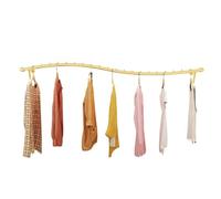 Gold Wall-Mounted Clothing Rack 180cm Garment Display for Retail Stores Boutique Clothing Showcase Stylish Coat Hanger Fashion Store nizer.