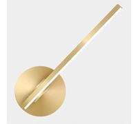 Gold Wall Mounted Light Indoor Ceiling Wall Lantern 12W Led Wall Sconce Minimalist 330° Rotatable Wall Light Home Aluminum Astigmatism Lamp for Bedroom Living Room/Left/6000K/Left/White Light