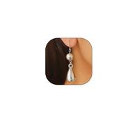 Gold Waterdrop Ball Drop Dangle Earrings for Women,Glossy High Polish Teardrop Hanging Hoop Earrings, Trendy Formal Daily Party Jewelry Gifts, L, Metal, No Gemstone