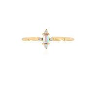 Gold Wedding Rings, Amethyst Ring Modern Polished with Purple Rectangular Shape Amethyst 14K Yellow Gold Size N 1/2