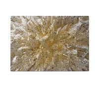 Gold White Brown Marble Kitchen Worktop Protector Saver Glass Chopping Board