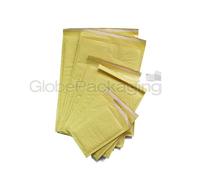 GOLD & WHITE QUALITY PADDED BUBBLE ENVELOPES BAGS ALL SIZES/QTY'S - TOP PRICES