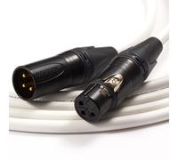 Gold XLR to XLR Cables. Van Damme Neutrik Balanced Cable. Microphone Patch Leads