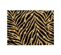 Gold Zebra Animal Print Adults 500 Pieces Puzzles-Jigsaw Wooden Puzzle for Adults Elderly