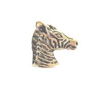 Gold Zebra Head Lapel Pin, Animal Theme Brooch, Comes in Gift Box