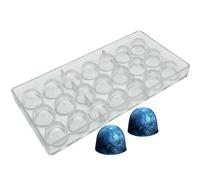 Goldbaking Bell Shape Chocolate Bonbon Mold Polycarbonate Truffle Mould Homemade Chocolates Covered Candy DIY Tool