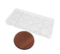 Goldbaking Round Cookie Shape Polycarbonate Chocolate Mold