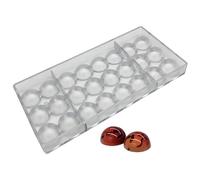 Goldbaking Semi Sphere Chocolate Mould PC Polycarbonate Hemisphere Chocolate Mold (s 1.2inch)