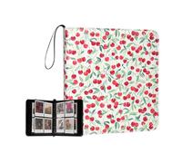 Goldbarley 240 Pockets Large Polaroid Photo Album Book For i-Type Square Polaroid 600 Film and Instax Wide Film Pictures Album (Cherry Print)