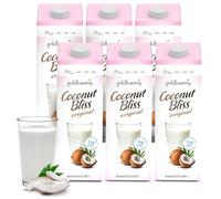 Goldbaums Coconut Bliss Sweetened Milk 6-Pack (958g) - Dairy-Free, Plant-Based, Naturally Sweet & Creamy - Non-GMO, Gluten-Free, Lactose-Free - Shelf-Stable for Daily Use.