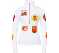 Goldbergh - Women's technical top layer with high collar - Triumph White for Women in Recycled Polyester - Size S White S