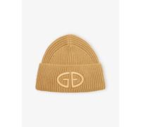 Goldbergh Womens Goldbergh Valerie Logo-Embroidered Knitted Beanie 7484 Caramello 1 Size