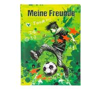 goldbuch 43 133 Friendship Book Stürmer, Friendship Book DIN A5 with 84 Illustrated Pages, for Nursery, Nurseries and Primary School, for Best Friends in School Time, Art Print Cover with Footballer
