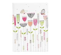 goldbuch 64 413 Notebook DIN A5 Quality Time in Turnowsky Design with 200 Pages 100 g/m² Blank Paper Art Print Paper Cover with Gold Embossing and Bookmark Approx. 15 x 22 cm
