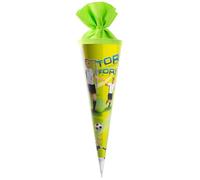 goldbuch 93578 Sibling School Cone with Football Motif 35 cm Varnished Cardboard