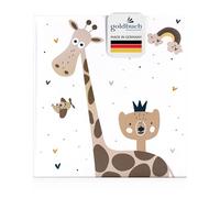 goldbuch Baby Album Little Dream in Child-friendly Design, Linen Structure Photo Album with 60 White Parchment & 4 Illustrated Pages, Baby Album for Gluing, Paper, Approx. 30 x 31 x 4 cm