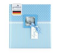 Goldbuch Baby Album with Window Cut-Out, blue, 30x31 cm