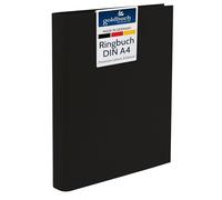 Goldbuch Bella Vista 37935 Photo Ring Binder 26 x 32 cm Linen Black, 26,3 x 32 cm